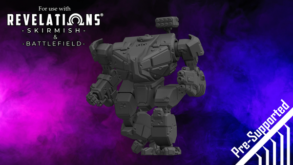 Revelations: Skirmish - Corre Republic Battle-Damaged Spade - .stl files (pre-supports included)