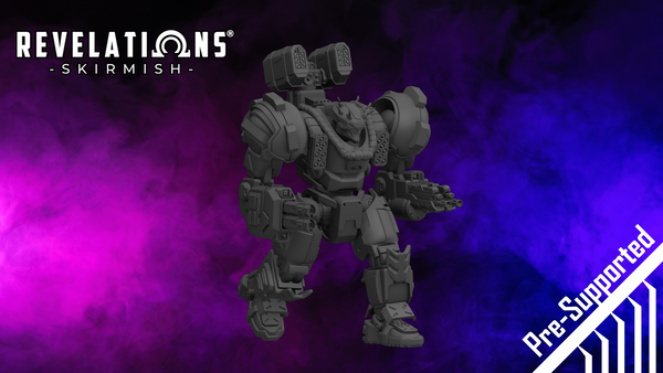 Revelations: Skirmish - Faust Union Devastator - .stl files (pre-supports included)