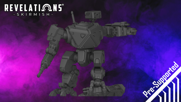 Revelations: Skirmish - Corre Republic Sierra Hero - .stl files (pre-supports included)