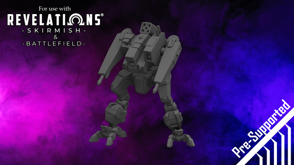 Revelations: Skirmish - Pirate Neuvich - .stl files (pre-supports included)