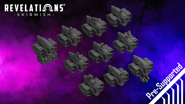 Revelations: Skirmish - Corre Republic/ ORCA Drone - .stl files (pre-supports included)