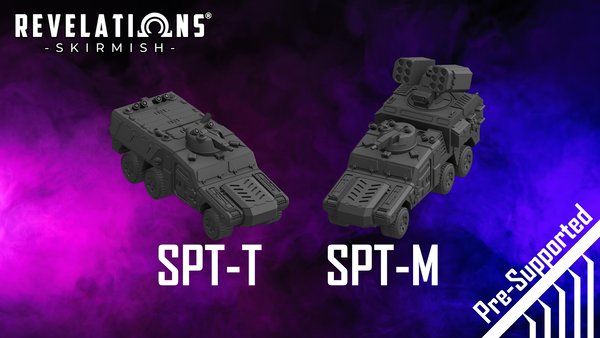 Revelations: Skirmish | ORCA SPT-M and SPT-T - .stl Files (Pre-supports included)