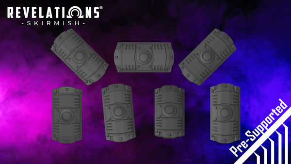 Revelations: Skirmish - Corre Republic Sierra Shields Upgrade - .stl files (Pre-supports included)