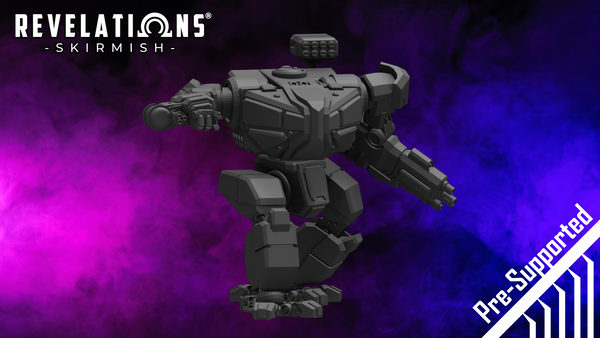 Revelations: Skirmish | Corre Republic Spade Hero - .stl files (Pre-supports included)