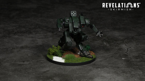 Faust Union - Anya (Crouching) WarMech | Revelations: Skirmish Miniatures Game