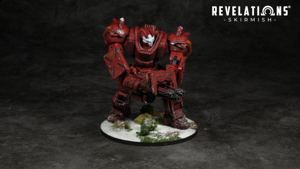 Faust Union - Juggernaut (Gunner) WarMech | Revelations: Skirmish Miniatures Game