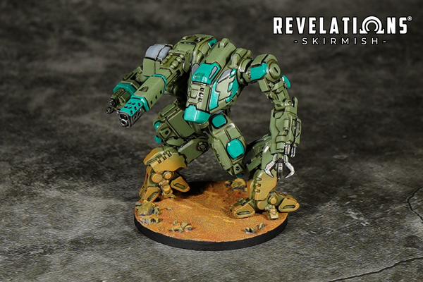 ORCA - Musketeer (Marching) WarMech | Revelations: Skirmish Miniatures Game