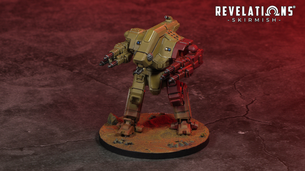 Corre Republic - Sentry R6 WarMech - Revelations: Skirmish Miniatures Game