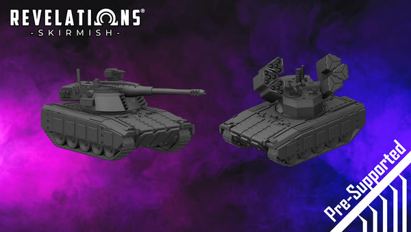 Revelations: Skirmish - Faust Union Banzer & Schlide - .stl files (pre-supports included)